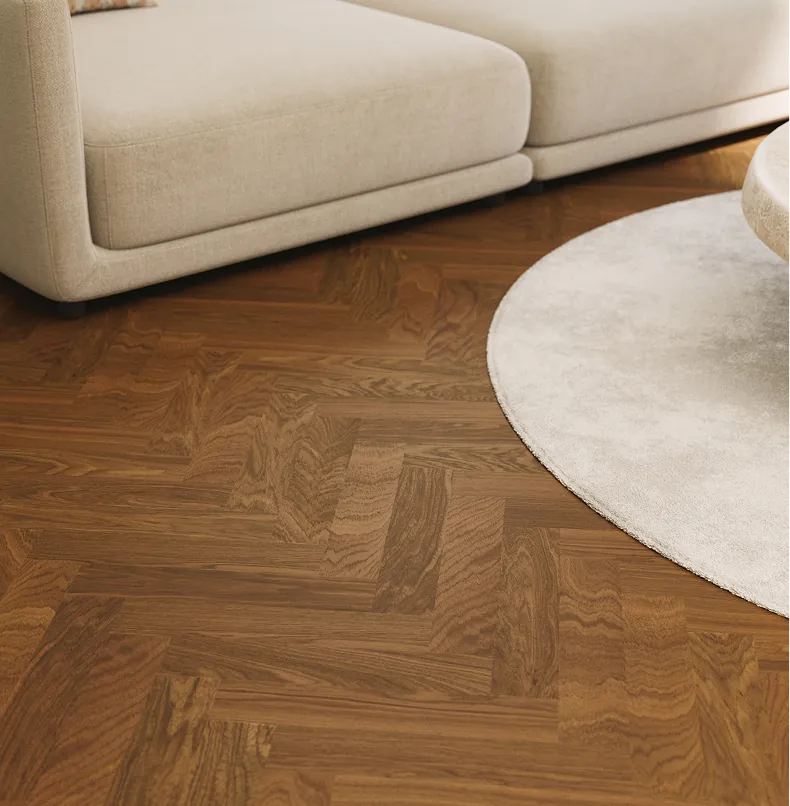 See the Herringbone flooring line from Urban Surfaces
