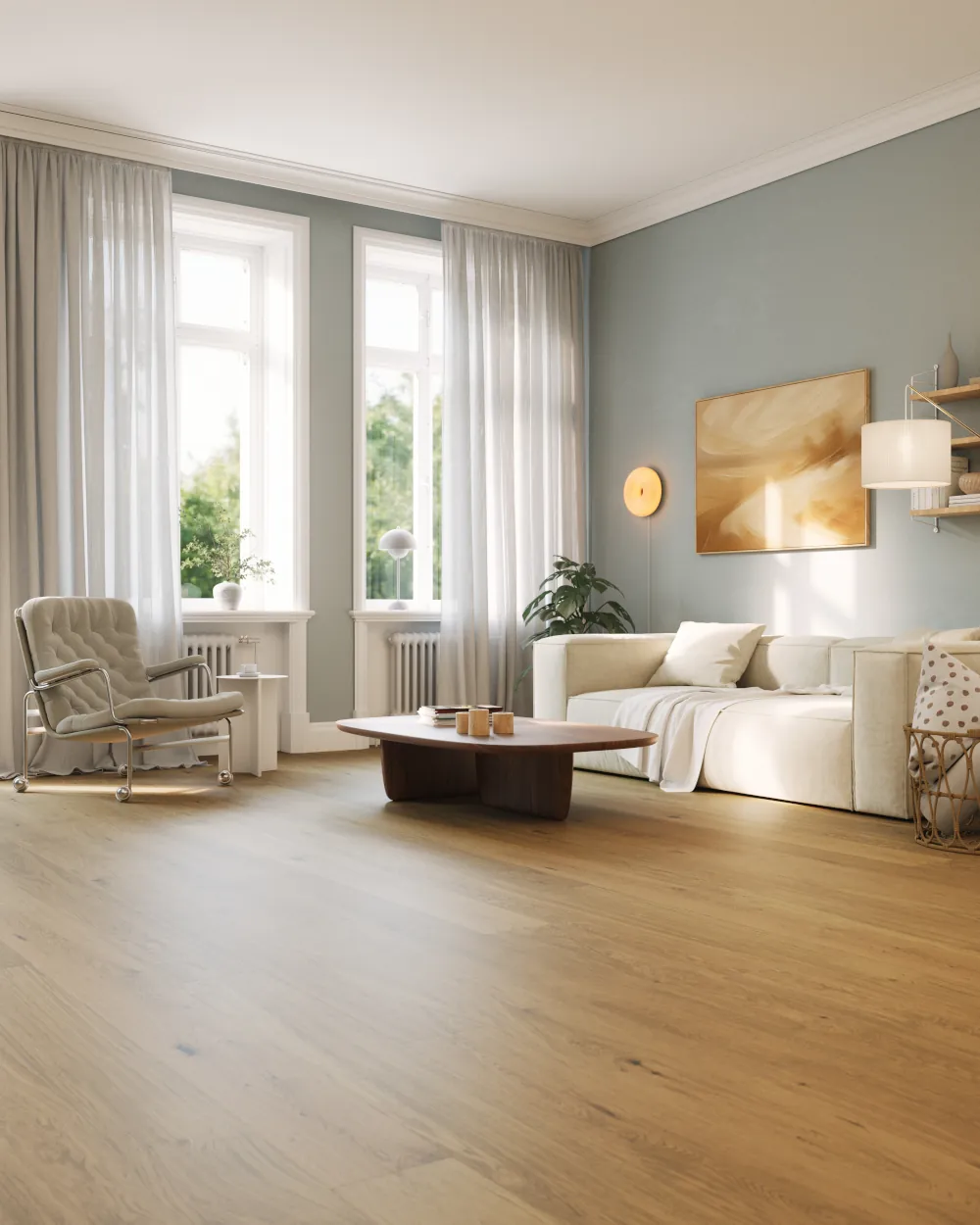 Large Bjelin Hardened Wood Flooring room scene