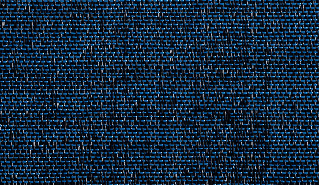 Black and Blue woven vinyl square swatch